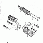 GS400,-X 1978 Подножки