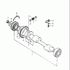GS400,-X 1978 Балансирный вал