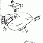 GS400,-X 1978 Топливный бак