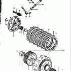 RM250 1976-1978 Сцепление