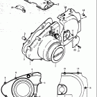 GS400,-X 1978 Crankcase lh cover