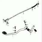 GS400,-X 1978 Задний тормоз