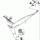 RM400 1978 Глушитель