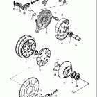 GS400,-X 1978 Задняя ступица колеса