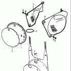 RM100 1976-1978 Frame cover (rm100b