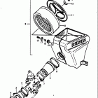 RM100 1976-1978 Air cleaner (rm100a)