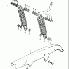 GS400,-X 1978 Chain case - shock absorber