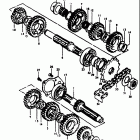 RM400 1978 Трансмиссия
