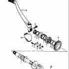 RM400 1978 Кик стартер