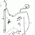 GS400,-X 1978 Handlebar - front fender
