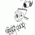 RM400 1978 Воздухозаборник