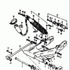 RM400 1978 Маятник задний
