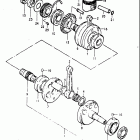 GS400,-X 1978 Коленвал
