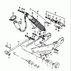 RM250 1976-1978 Rear swinging arm (rm250c2)