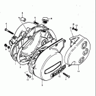 RM100 1976-1978 Crankcase cover (rm100a)