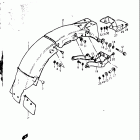GS400,-X 1978 Заднее крыло