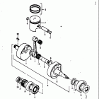 RM100 1976-1978 Crankshaft (rm100a)