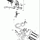 TS75 1975-1977 Throttle grip - handle switch