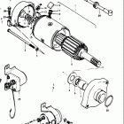 GT550 1973-1977 Starting motor (nippon denso)
