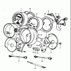 GT250 1973-1977 Speedometer - tachometer (gt250b)