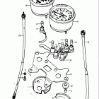 GT185 1973-1977 Speedometer - tachometer (gt185m