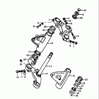 GT380 1973-1977 Траверса нижняя