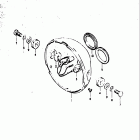 TS400 1973-1977 Фара головного света