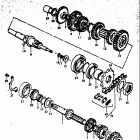 RV125 1973-1977 Transmission (rv125m