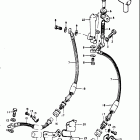 GT750 1973-1977 Brake hose (gt750l