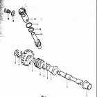 TS400 1973-1977 Oil pump drive gear