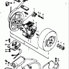 TS100 1973-1977 Flywheel magneto (made by kokusan)