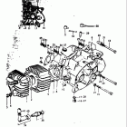 RV90 1973-1977 Cylinder - crankcase