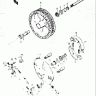 GS400,-X 1977 Front hub (gs400xb)