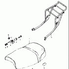 TS125 1973-1977 Сидение