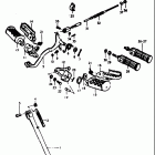 TS125 1973-1977 Педаль тормоза
