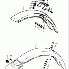 TS125 1973-1977 Переднее крыло