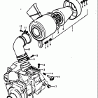 TS100 1973-1977 Воздухозаборник