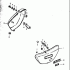 TS400 1973-1977 Frame cover (ts400k)
