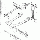TS400 1973-1977 Маятник задний