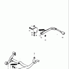 GT550 1973-1977 Подножка