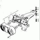 GT750 1973-1977 Rear combination lamp (gt750k)