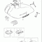 TC125 1973-1977 Топливный бак
