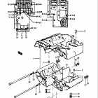 GT250 1973-1977 Crankcase (gt250k