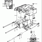 GT250 1973-1977 Crankcase (gt250a