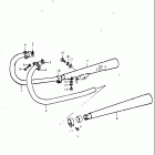 GS400,-X 1977 Глушитель