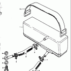 GT750 1973-1977 Radiator sub tank