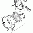 GT380 1973-1977 Headlamp [gt380m(f.no.81738~)