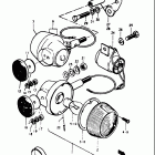 GT550 1973-1977 Turn signal lamp (gt550k