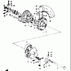 GT750 1973-1977 Заднее колесо