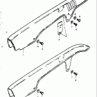 GT550 1973-1977 Защита цепи